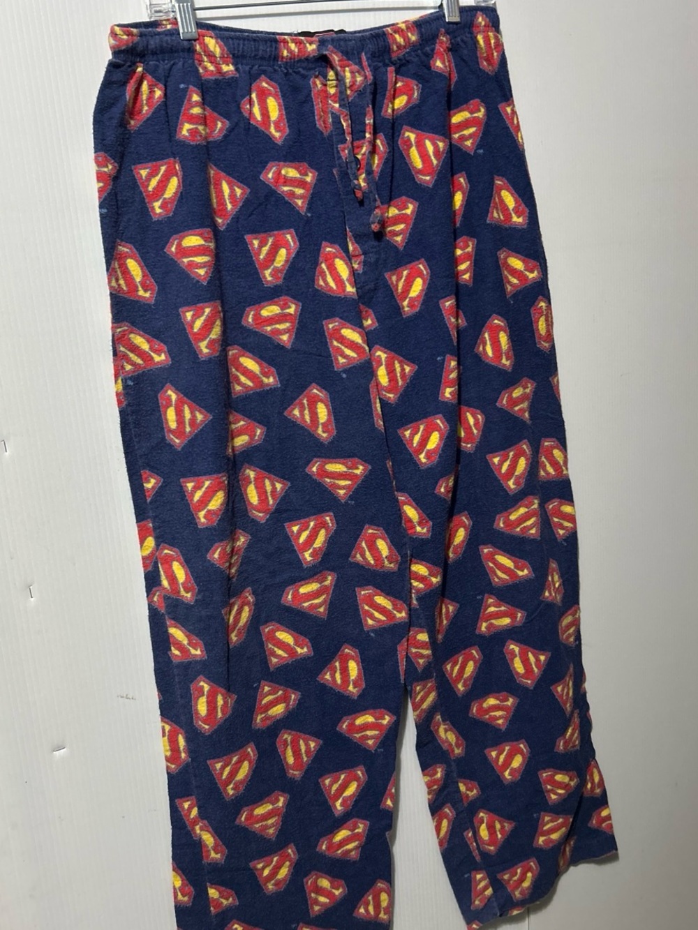 DC Comics Navy Superman Logo Lounge Pants